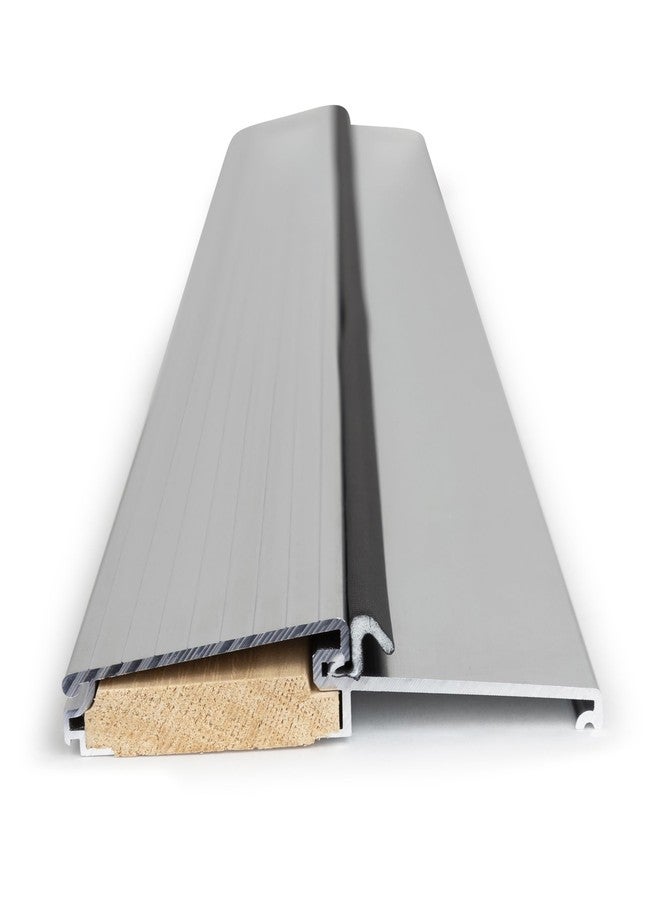Barzen Door Threshold for Exterior Door - Outswing Exterior Door Threshold Seal, Fixed Bumper Sill with Q-Lon Seal, Oak with Aluminum Top - 36 inches (Aluminum, 36") - Image 4